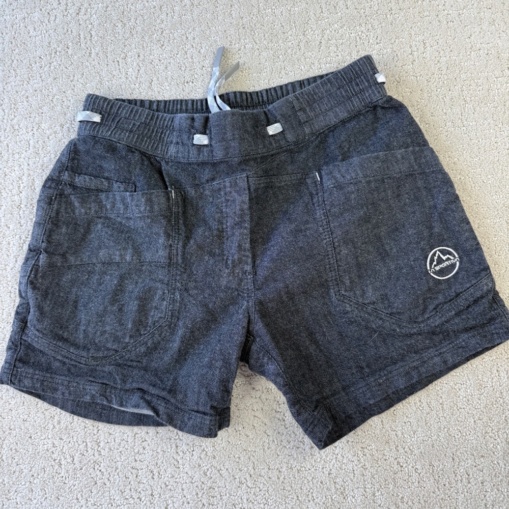 La Sportiva Sierra Rock Shorts Women XS Dark Gray Technical Climbing 13093